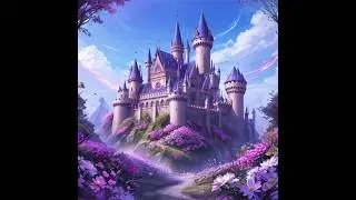 Beautiful castle #MedievalCastle#FantasyArt#MagicCastle#FantasyWorld#MagicLandscape#ColorfulFantasy
