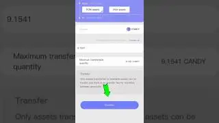 Candy pocket transfer before withdrawal process ✅ #shorts