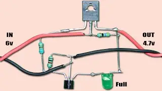 Simple 4.7v Li-ion Battery Charger Circuit | 18650 Battery Charger