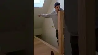 How to build a strong, modern railing #woodwork #modern #howto