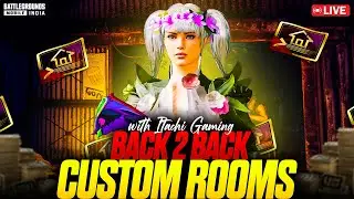 BGMI LIVE CUSTOM ROOM | RP AND UC GIVEAWAY EVERY MATCH | ALL WEAPONS AND TDM CUSTOMS