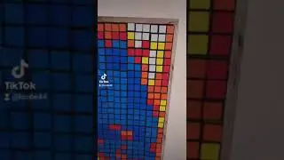 Robert Pattinson form 500 Rubik's Cube |  Роберт Паттисон из 500 кубиков Рубика!!!