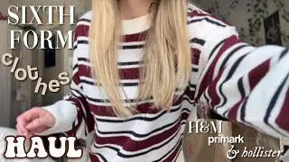 CLOTHES HAUL for sixth form (back to school shopping)