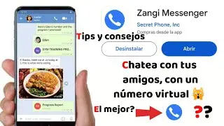 ZANGI COMO FUNCIONA TIPS /ALTERNATIVA DE WHATSAPP /N&Uacute;MERO VIRTUAL