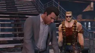 Duke Nukem gives Michael some good advice