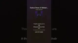 Darkest Omens AI: Behind the Corpse Mask feat Freya #metal #music #metalcore #cover #coversong