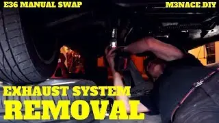 E36 Exhaust System Removal: E36 Manual Swap