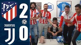 SENZA PALLE!!! ATLETICO MADRID 2-0 JUVENTUS | REACTION LIVE  w/Fius Gamer, Ohm