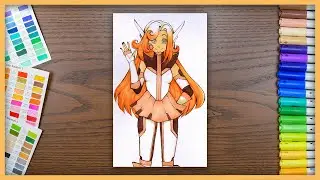 Color with me: Trying to create a PNG Tuber (VTuber) for my channel