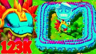 123,000+ SCORE WITH MAGNET TRICK PART.15 !? Quetzalcoatl King - Snake Rivals