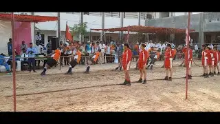 Girl and boy rassa Kashi match Delhi vs Mp!! tug of war national championship game