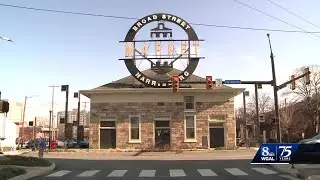New lights installed at Broad Street Market's Stone Building