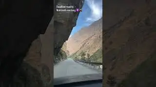 way to muktinath 🛕🇳🇵 mustang dangerous 🛣️ 😑#song #travel #nepal #lifeisbutadream