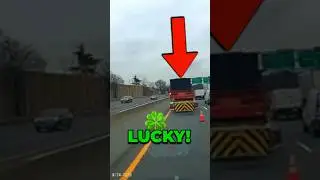 Inches From Disaster! *Brake of the Month* 😱 #dashcam #closecall #brakecheck #carfails