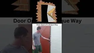 Torggler Door - Unique Door Design #solidworks #cad #doordesign #furniture #trending
