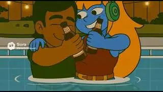 Me and curly brace root beer pool 