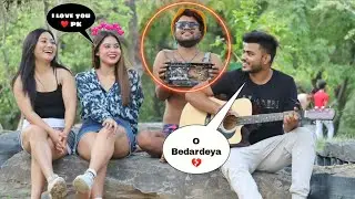 O Bedardeya PK Singing Reaction Video Funny Prank On Cute Girl By Iklakh sainy