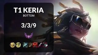 T1 Keria Senna vs Yasuo BOTTOM - KR MASTER Patch 15.10