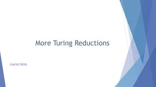 More on Turing Reductions [EECS376 WN24 D7]