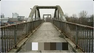 Empty Pedestrian Overpass &mdash; Cinematic Color Palette | Color Vibe Archive