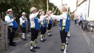 Martlet Sword & Morrismen Dancing at Anchor Bleu, Bosham 17 Jul 2013
