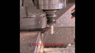 CNC machine work on VMC machine.#machine #automobile #cnc
