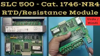 Allen Bradley, SLC 500, 1746-NR4, RTD/Resistance Module | Wiring and Hardware Explanation |