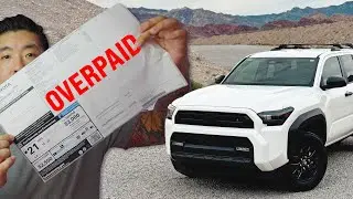 How Much I Paid for My 2025 Toyota 4Runner (Brand New 6th Gen)