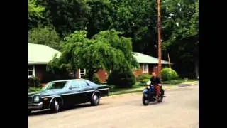 Jason Lee riding 1933 Indian Chief for the movie Good Ol' Boy
