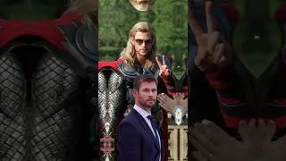 Thor vs Chris Hemsworth | Real vs Superhero #Thor #ChrisHemsworth #Marvel
