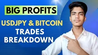 Big Profits In USDJPY & BITCOIN | Master Day Trading | Trader Naru | 