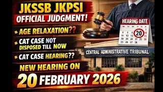 The Real Truth: Age Relaxation??  Whats the  status of case in CAT now? #JKPSI #jkssb #subinspector 