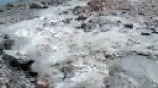 River spring in Gergeti glacier, Kazbegi, Georgia