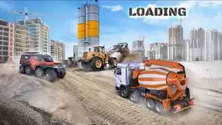 Construction Vehicle for Kids Truck Construction Site Truck Driver Gameplay Mission 1-5