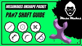 2D CAD Practice in Onshape &ndash; PA #7 Shaft Guide