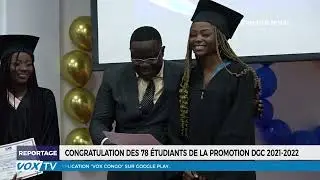 Congratulation des 78 étudiants de la promotion DGC 2021-2022