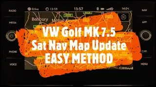 VW Golf MK 7.5 Sat Nav map update