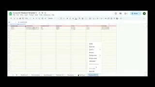 Customer Feedback Template in Google Sheets