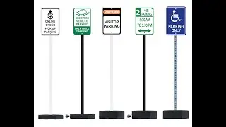Portable Post Rubber Bases and Posts