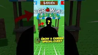 Grow A Garden SPECIAL GUEST?! ❓😃 #roblox #growagarden #usa