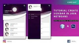 Java Swing UI Design Sidebar
