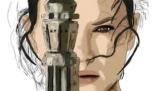 Rey Star Wars Fan Art #starwars