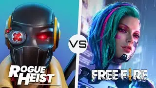 Rogue Heist Mobile Vs Garena Free Fire | Tdm | mpl rogue heist gameplay 2in1 video!