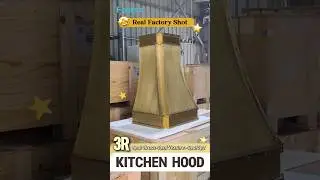 Fobest 3R Kitchen Hood &mdash; Real Brass. Real Texture. Real Art.