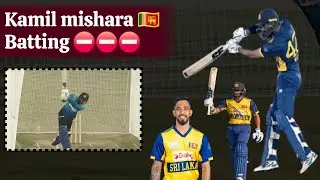 Kamil Mishara Cricket Practice Session | Batting Drills & Net Training | WAHJOC Sports