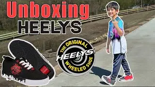 Unboxing a New Pair of Heelys!  Shoes with Wheels!  #heelys #unboxingshoes #familyfun #kidsfun