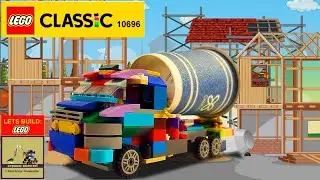 Lego 10696 Truck MOC 🚚 How to Build Volvo Cement Truck from Lego Classic 💰💲 Save Money & Space 👍💥