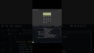 😍Awesome Calculator Using HTML CSS & JavaScript #coding #shorts #webdevelopment #calculator