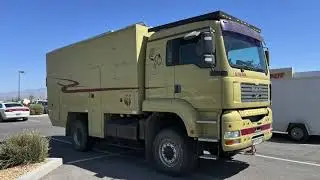 German Off-Road MAN Custom Built RV Motorhome All-Wheel Drive Tour