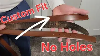 Amazom Review of BOSTANTEN  Leather ratchet style Belts for Men